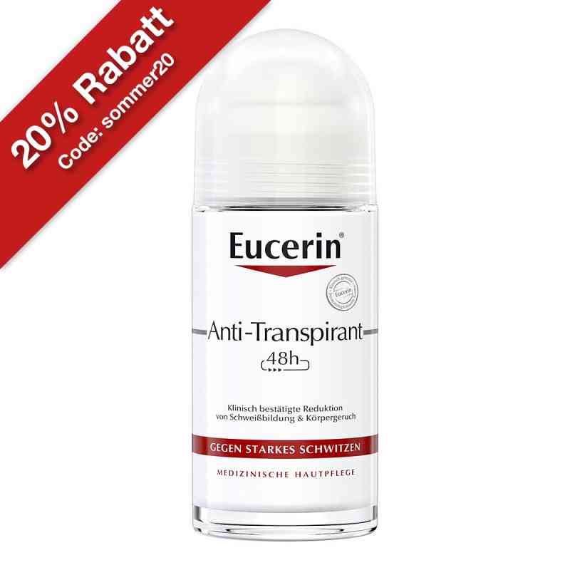 Eucerin Deodorant Antitranspirant Roll on 48 h 50 ml von Beiersdorf AG Eucerin PZN 09284370