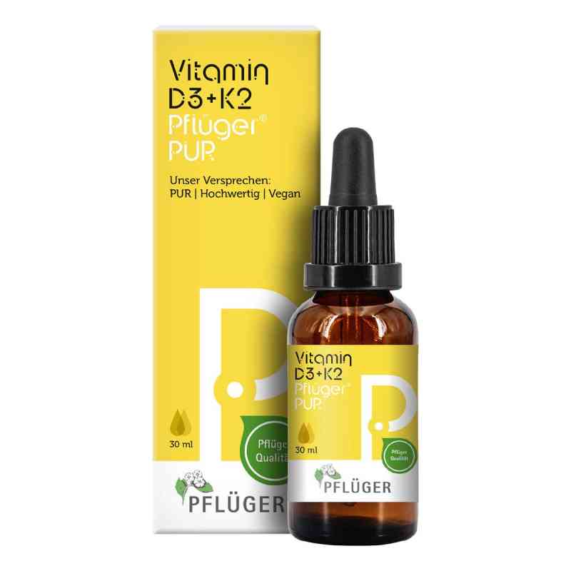 Vitamin D3+K2 Pflüger Pur 500 I.E./25 mg Tropfen 30 ml von Homöopathisches Laboratorium Alexander Pflüger Gmb PZN 19160858