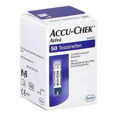 Accu Chek Aviva Blutzucker Teststreifen  50 stk von SANDIPHARMA GMBH        PZN 08201467