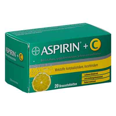 Aspirin plus C Brausetabletten 20 stk von BAYER AUSTRIA GMBH      PZN 08201535