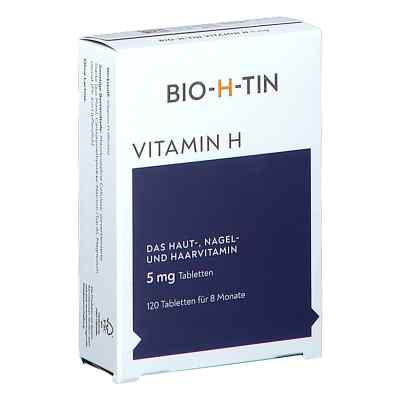 BIO-H-TIN Vitamin H für Haut, Nägel und Haare 5 mg Tabletten 120 stk von DR.PFLEGER ARZNEIMITTEL GMBH                  PZN 08201396